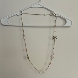 Elegant Gold and Pink Women's Necklace